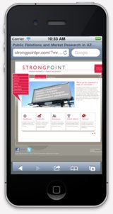 Strongpoint PR, Before Mobile Web Up
